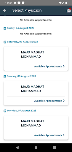 Procare Hospital Screen 2