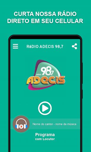 Android application Rádio ADECIS 98,7 screenshort