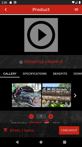 Rata Equipment Screen 3