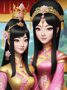 Chinese Girl Makeup & Dress Up