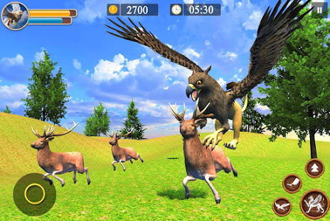 Wild Eagle Family: Flying Griffin Simulator Games 1.5.2 APK screenshots 1