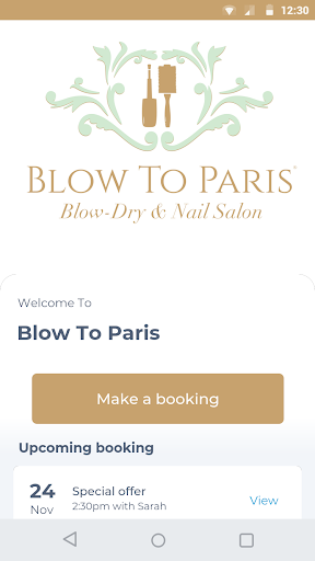Android application Blow To Paris screenshort
