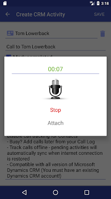 Akvelon CRM Call Trackerのおすすめ画像5