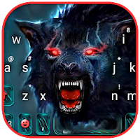 Тема для клавиатуры Scary Dire Wolf
