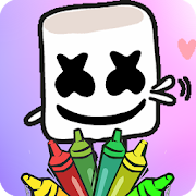 Marshmello Coloring Pages