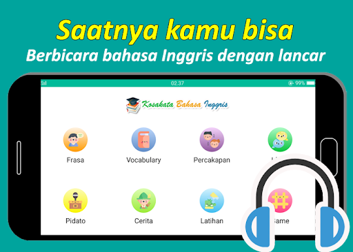 Android application Kosakata Bahasa Inggris screenshort