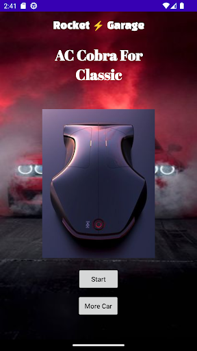 Android application Garage Car screenshort