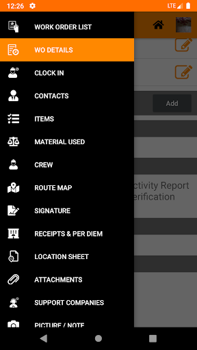 Field Reports Screen 3