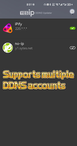 YES-IP DDNS Updater Screen 3
