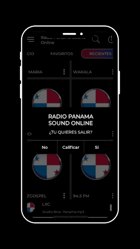 Android application Radio Panamá Sound Online screenshort