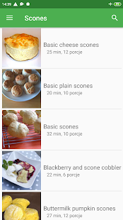 Scones Recipes offline capturas de pantalla