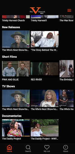 The V Network TV Stream Screen 2