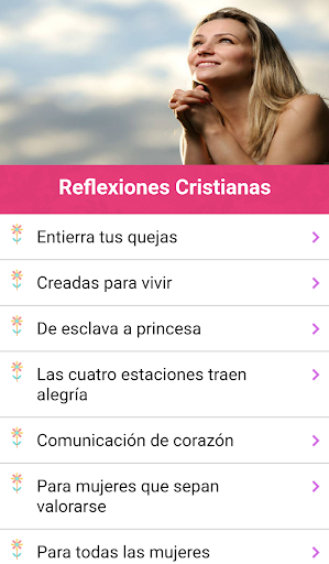 Mujer Cristiana Reflexiones Screen 2