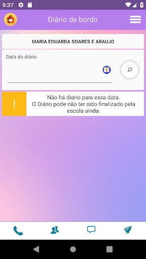 Android application Espaço para Criar screenshort