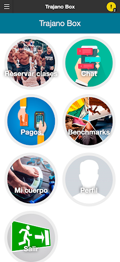 Android application Trajano Box Training screenshort