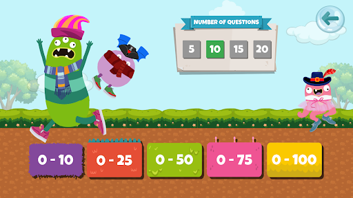 Fun Monster Math: Primary Math Screen 3