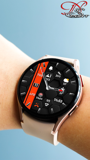 [N-SPORT616]HaftColorWatchFace Screen 2