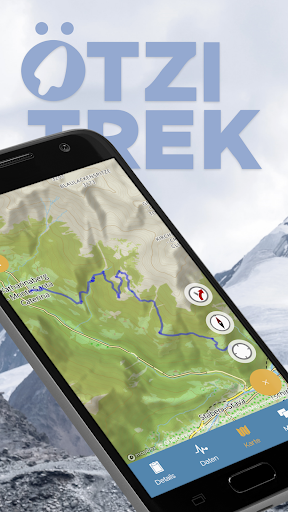 Android application Ötzi Trek - GPS, Navi, Wanderr screenshort