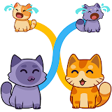 Cat Puzzle: Draw to Kitten icon