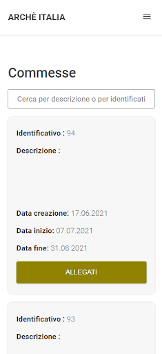 Android application Archè Italia App screenshort