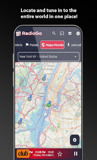 RadioGo - FM, AM & Podcasts Screen 3