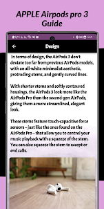 APPLE Airpods pro 3 Guide