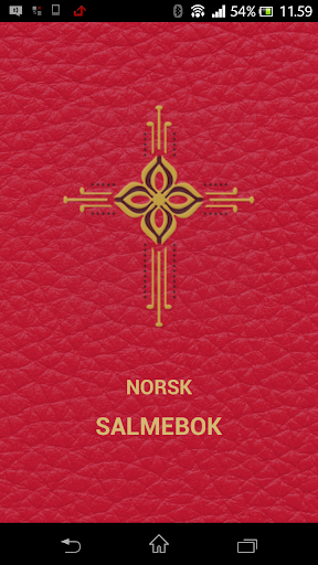 Android application Norsk salmebok screenshort