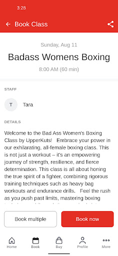 UpperKuts Boxing Club Screen 3