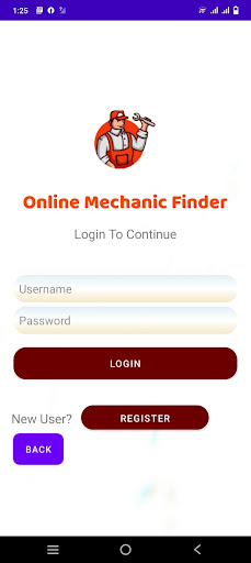 Online Mechanic Finder Screen 3