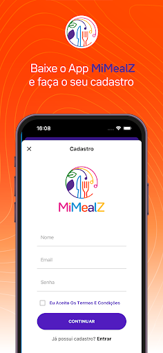 MiMealz Screen 2