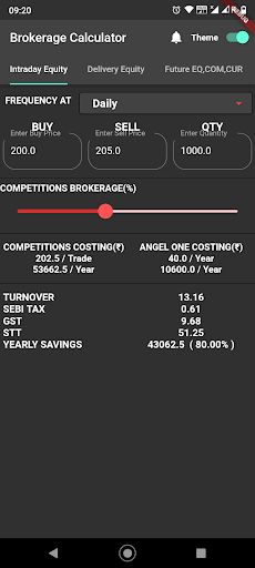 Angell Brokerage Calculator Screen 2