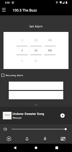 Android application 100.5 The Buzz screenshort