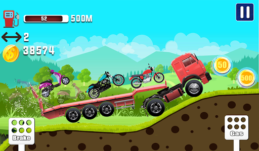 Heavy Bike Transport Truck Dri screenshot 5