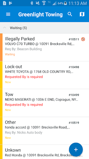 Android application Dispatch Anywhere Mobile screenshort