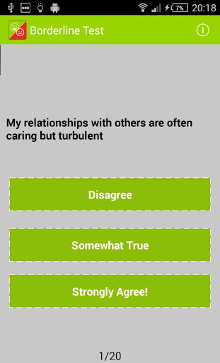 Borderline Test Screen 2