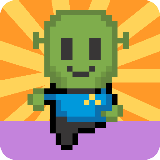 Running Man Pixel Runner Rush logo