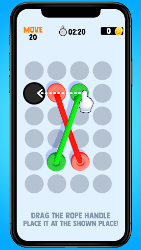 Android application Twisted Rope Tangle Sorting 3D screenshort
