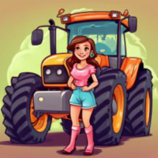 Kate the tractor driver logo