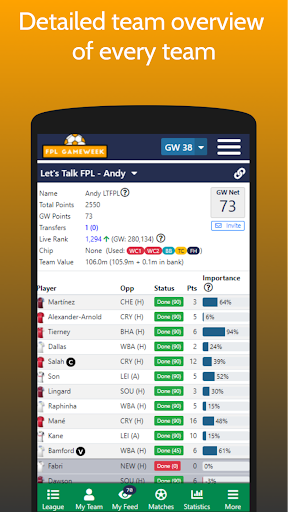 FPL Gameweek Screen 3