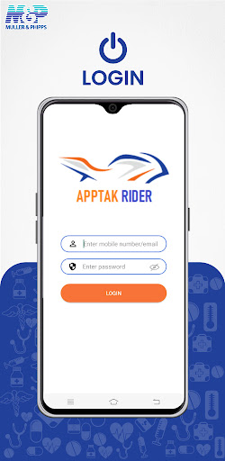 Android application AppTak Rider App screenshort