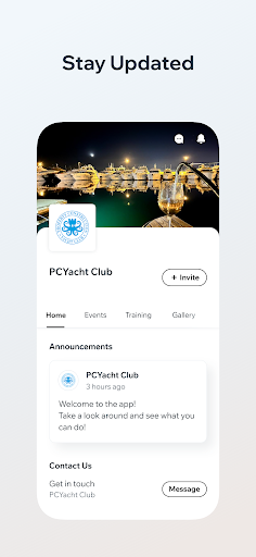 Android application PC Yacht Club screenshort