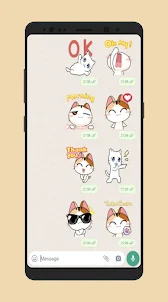 stickers of kittens meow