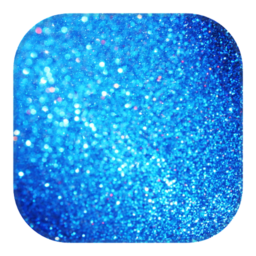 Blue Glitter Wallpaper  Icon