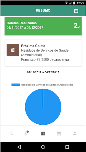 Android application Coletas RGG Gerador screenshort