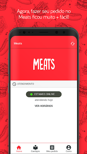 Android application Meats screenshort