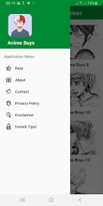 Anime Boy Drawing Designs - Apps on Google Play
