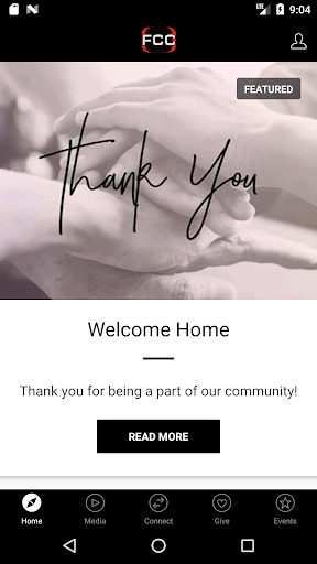 Android application FC Church screenshort