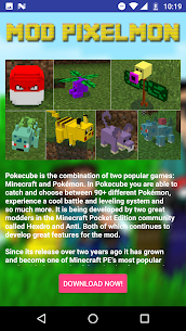 Mod Pixelmon for MCPE (Un-official guide) For PC installation