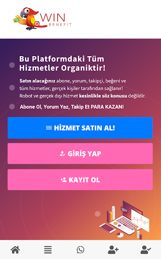 Android application Win Benefit - Earn Money screenshort