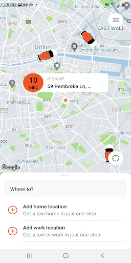 VIP Taxis Dublin Screen 2